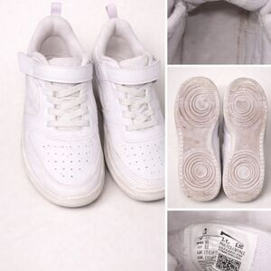 Nike Kids' White Sneakers with Velcro